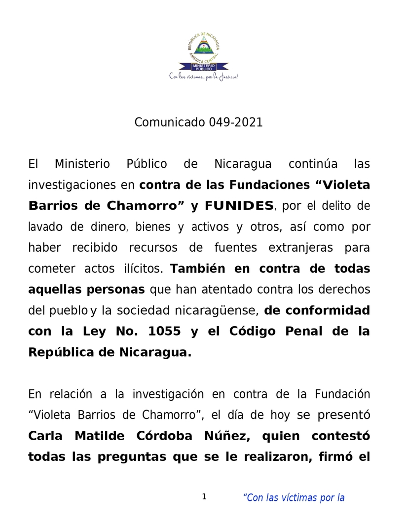 comunicado